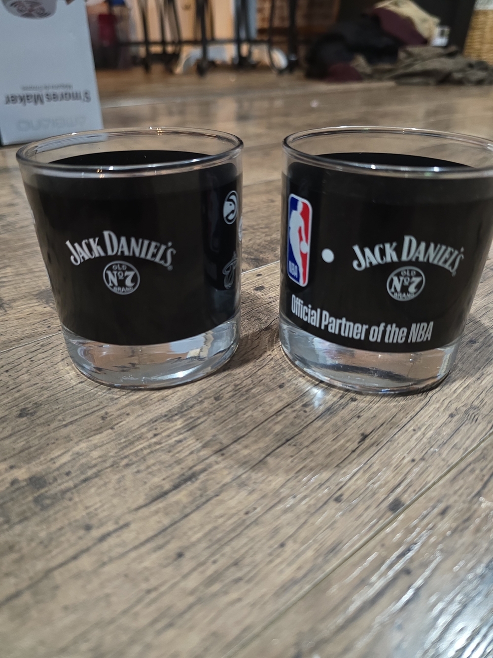 Jack Daniel's Black Logo Whiskey Glasses - Set of 2